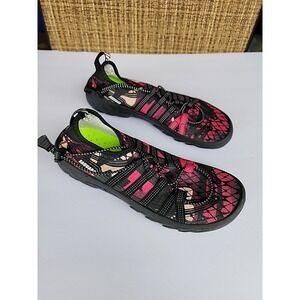 Saguaro  Water Shoes 39 Women 8.5 Barefoot Pink Black Running Beach Adjustable